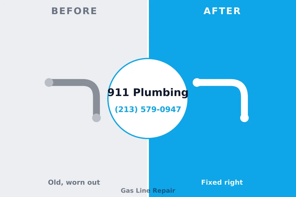 Before and after: plumbing repair Ashville, AL
